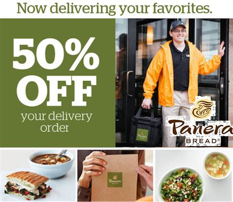 panera bread free delivery